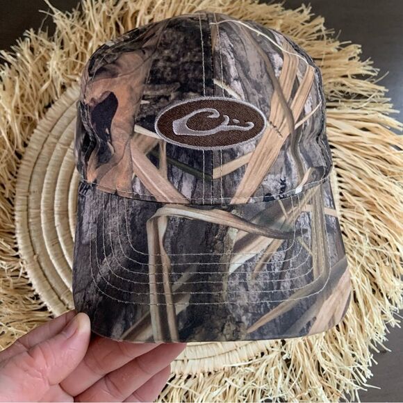 DRAKE Waterfowl Camo Cap One Size Fits Most Outdoors Hunting Hat - Picture 3 of 16